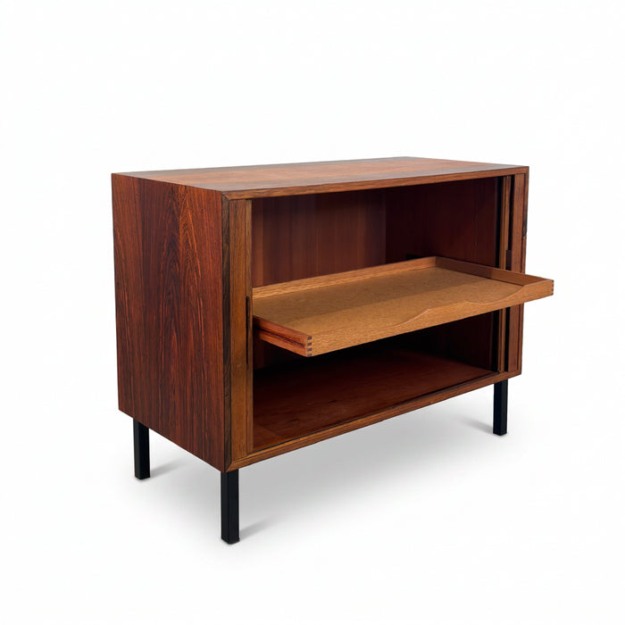 Vintage Rosewood Tambour Cabinet