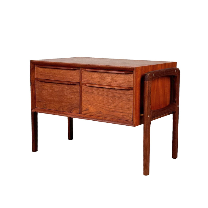 Vintage Teak Bedside Table