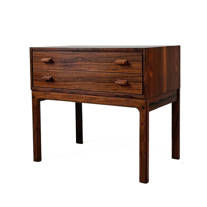 Vintage Rosewood Bedside Table