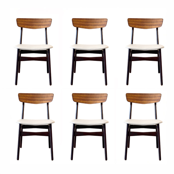 Vintage Rosewood Dining Chairs - Set of 6