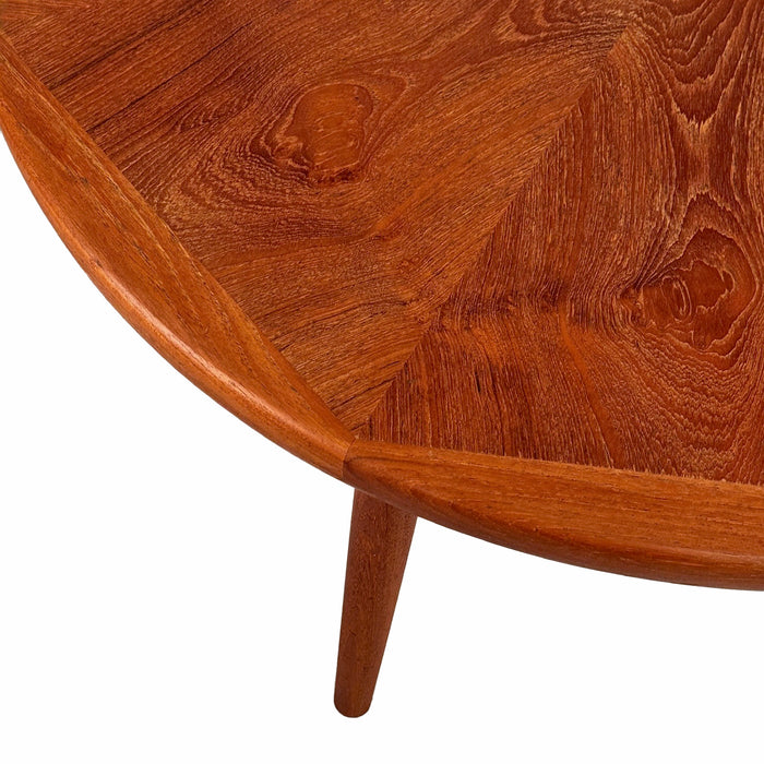 Vintage Round Teak Coffee Table