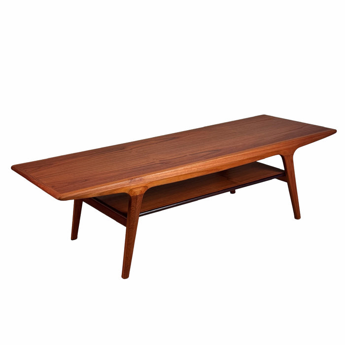 Vintage Teak Coffee Table w/Shelf