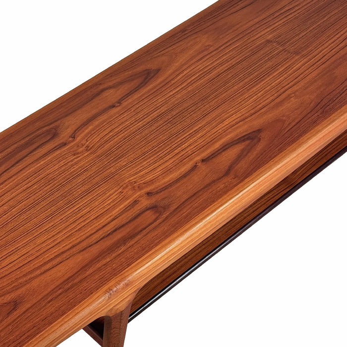 Vintage Teak Coffee Table w/Shelf