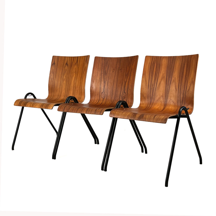 Vintage Teak School Chairs