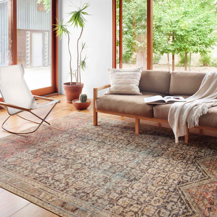 Loren Charcoal Multi Rug