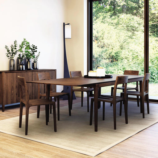 Dining Tables - Lisse Expandable Walnut Dining Table - FULLHOUSE Modern