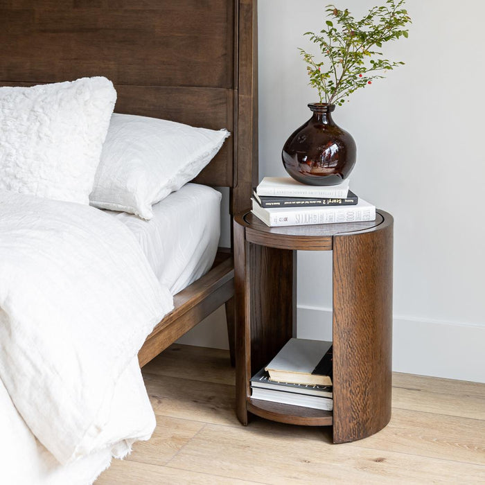 Luna Light Wood Bed