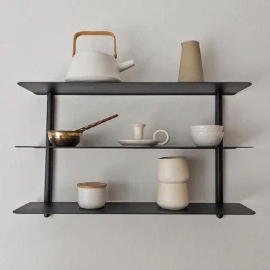 Shelving + Bookcases - Nivo Shelf A - Black - FULLHOUSE Modern