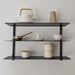 Shelving + Bookcases - Nivo Shelf A - Black - FULLHOUSE Modern