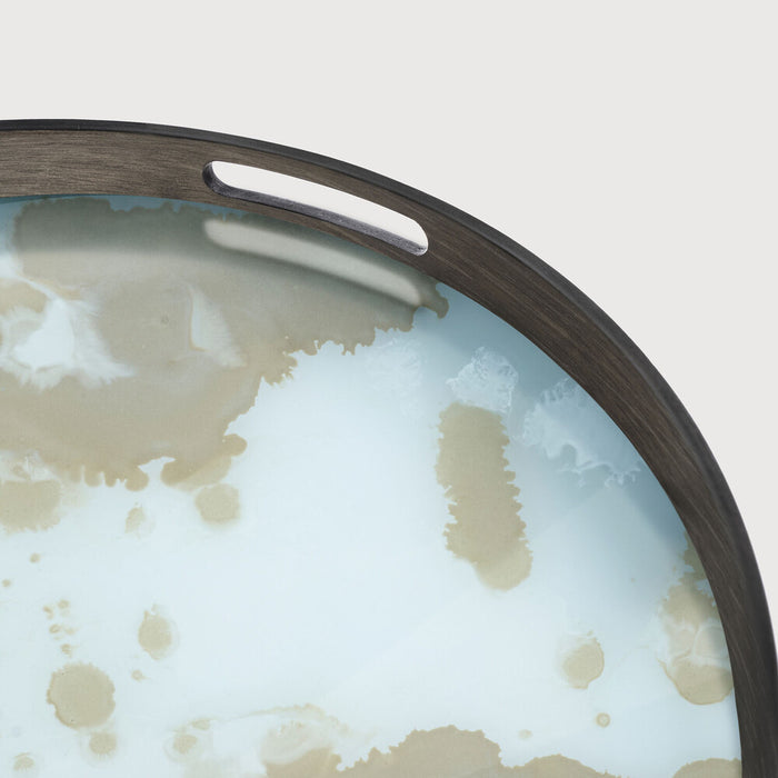 Round Glass Tray