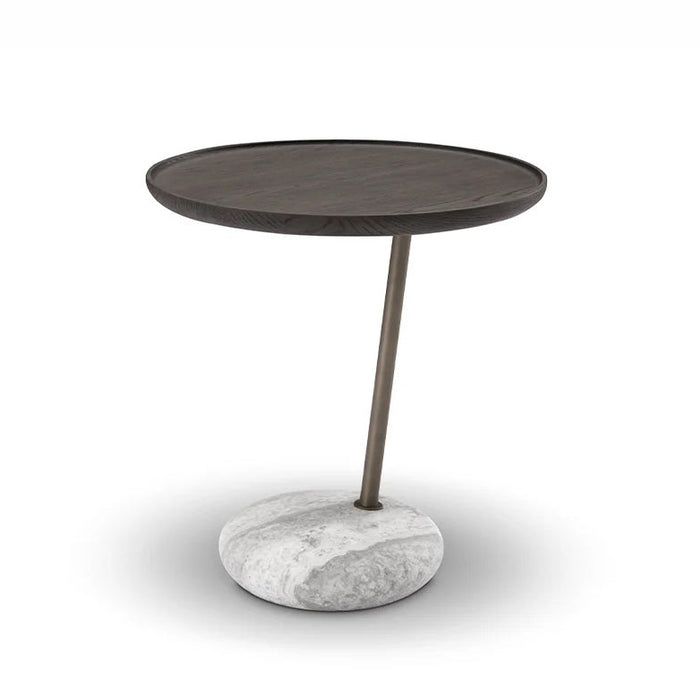 Pietra White Accent Table
