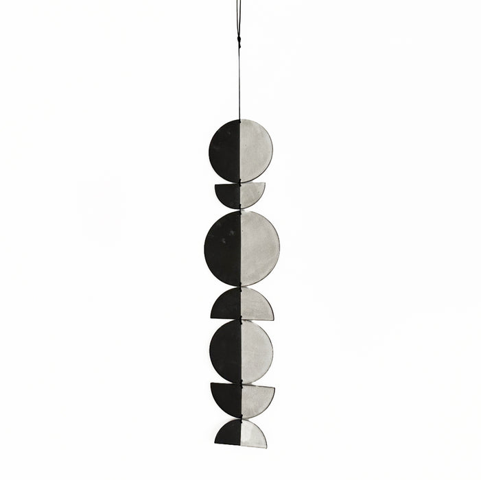 'Black & White Shapes' Wall Hanging