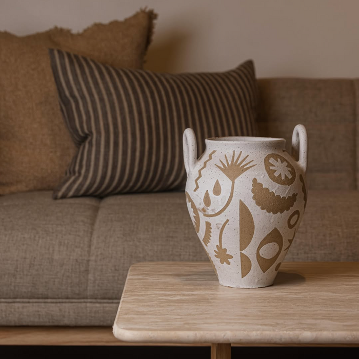 Medium Pictograph Vase