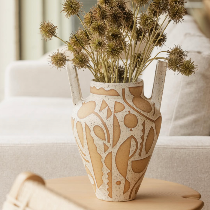 Large Pictograph Vase