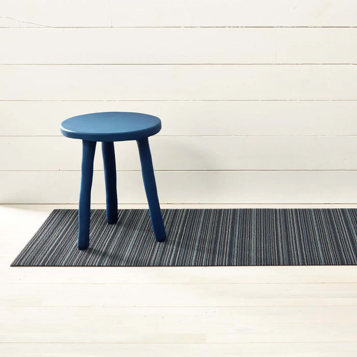 Skinny Stripe Shag Floor mat