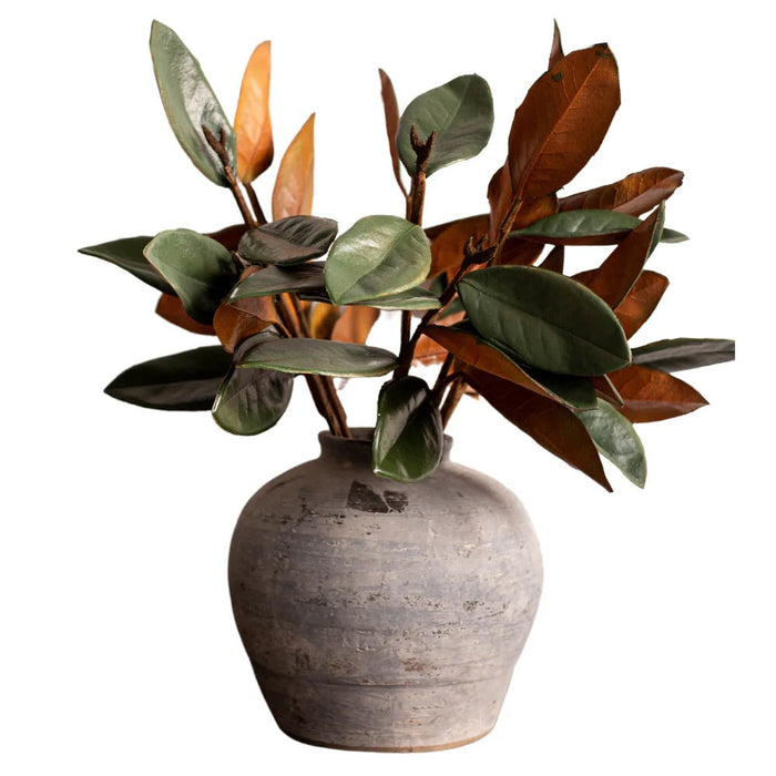 Magnolia Stems Faux Leaves