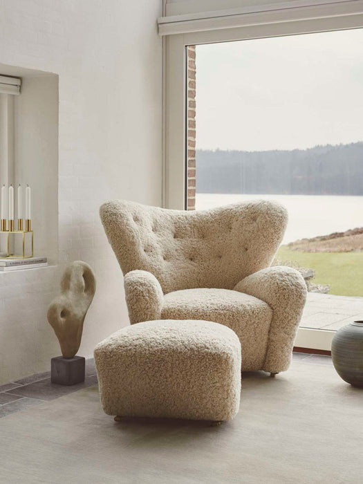 Tired Man Lounge Chair With Footstool