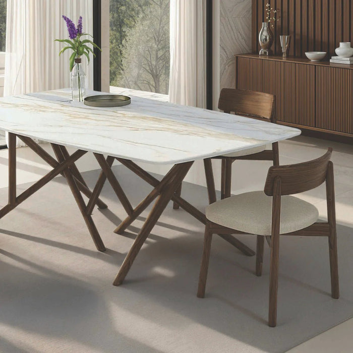 Dining Chairs - Baton Walnut Dining Chair - FULLHOUSE Modern