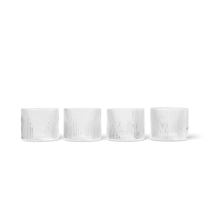 Ripple Low Glasses - Set of 4