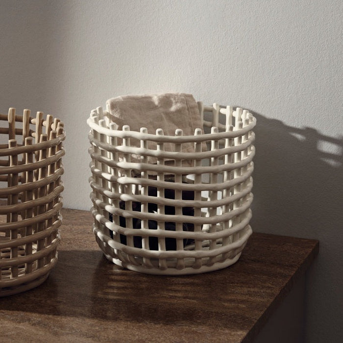 Ceramic Basket - Ferm Living