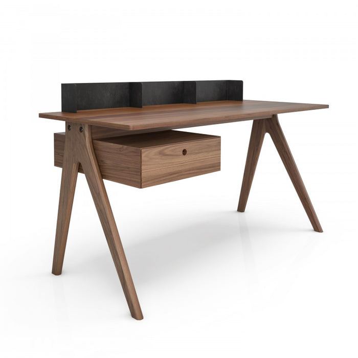 Frank Walnut Work Desk - Huppé