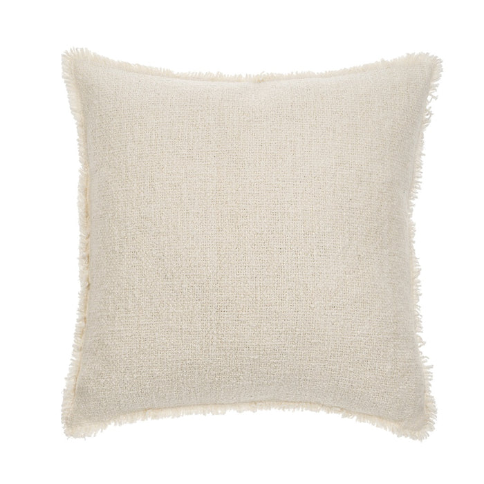 Fringed Boucle Pillow