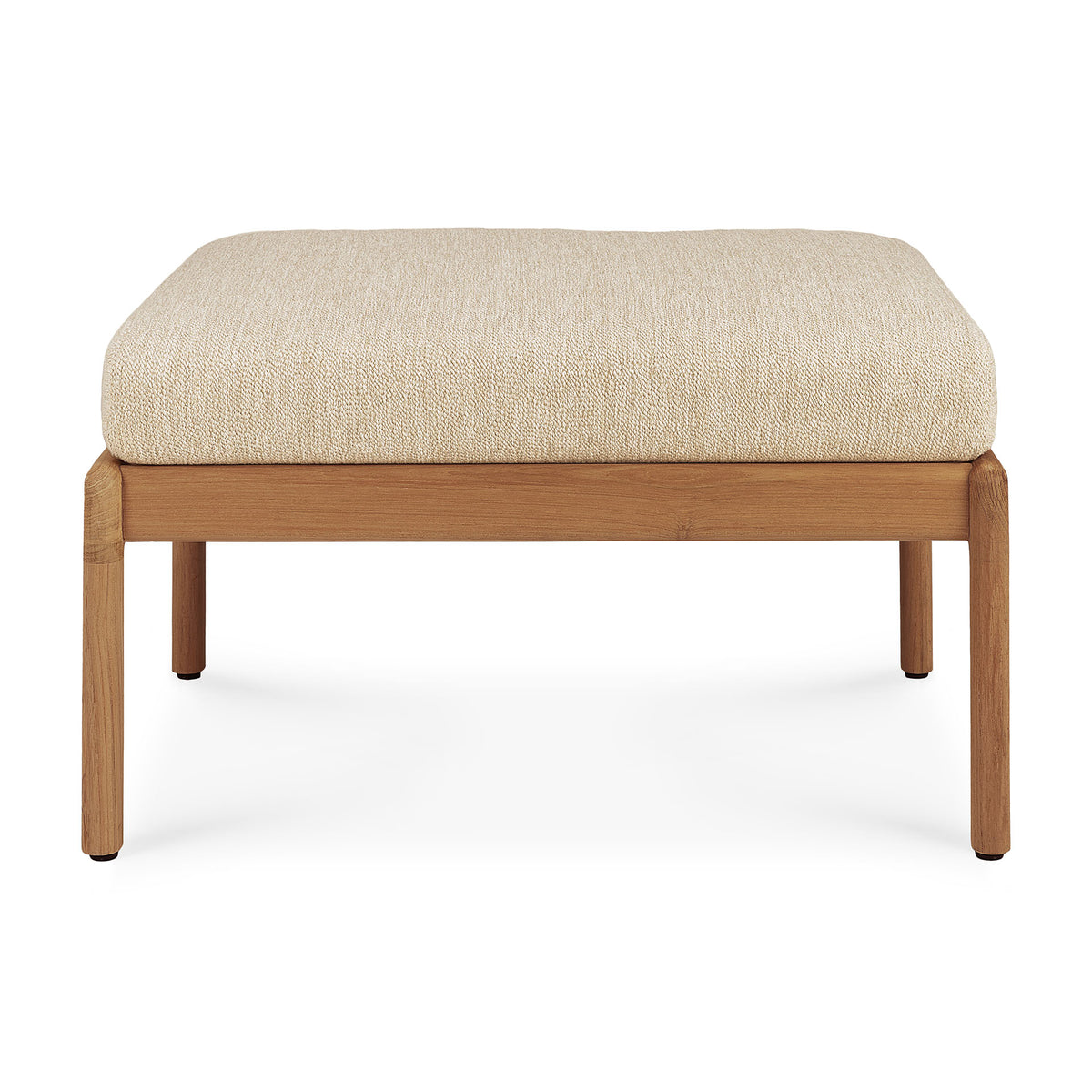 Jack Outdoor Footstool - Teak — FULLHOUSE Modern