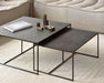 Pentagon Nesting Coffee Table Set - Ethnicraft