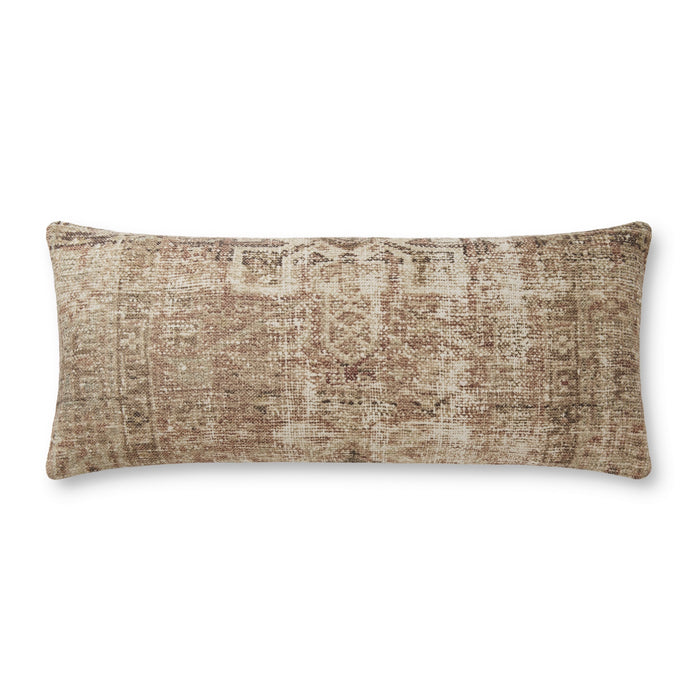 Clay & Beige Accent Pillow