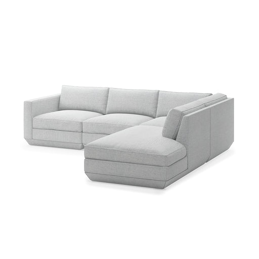 Podium 4-Piece Sofa Chaise - GUS Modern