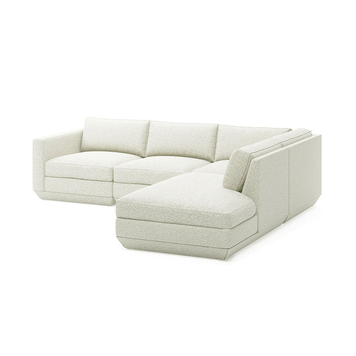 Podium 4-Piece Sofa Chaise - GUS Modern