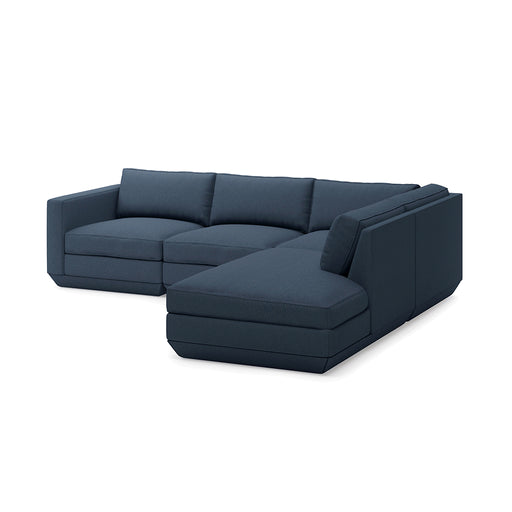 Podium 4-Piece Sofa Chaise - GUS Modern