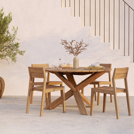 Outdoor Circle Dining Table - Teak - Ethnicraft