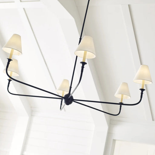 Piaf Grande 6-Light Chandelier - Visual Comfort & Co